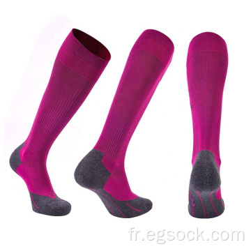 Chaussettes hautes de compression athlétique